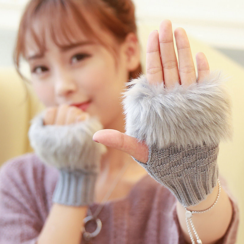 인조모 와플니트 핸드워머 ELS-097