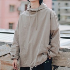 후드점퍼 오버핏 올드스쿨룩 바람막이 빈티지 INSUM49