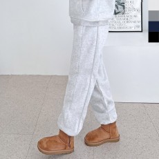 GAA ND270 여자 겨울 기모 라인 와이드 스트링 밴딩 팬츠 (기모안감)